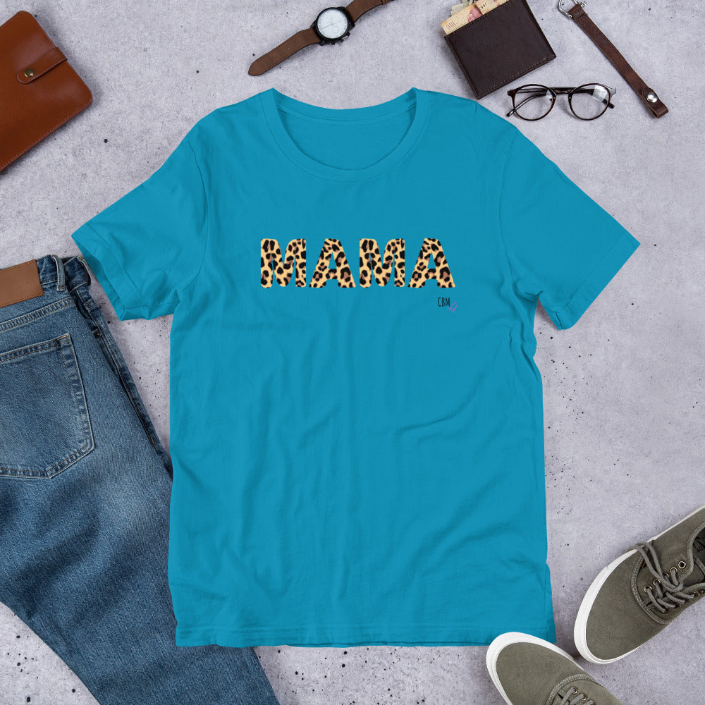 MAMA Leopard Unisex t-shirt