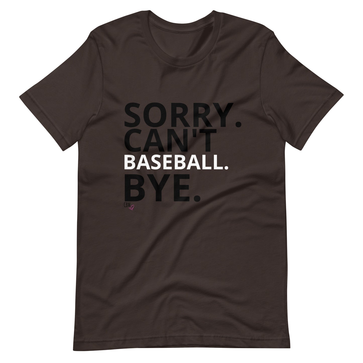 Sorry. Can't. Baseball. Bye