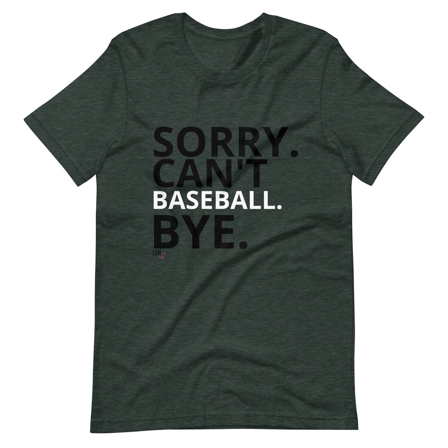 Sorry. Can't. Baseball. Bye