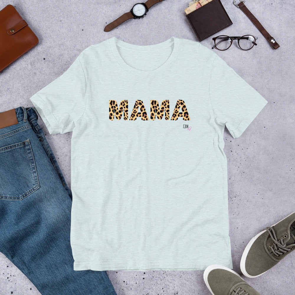 MAMA Leopard Unisex t-shirt