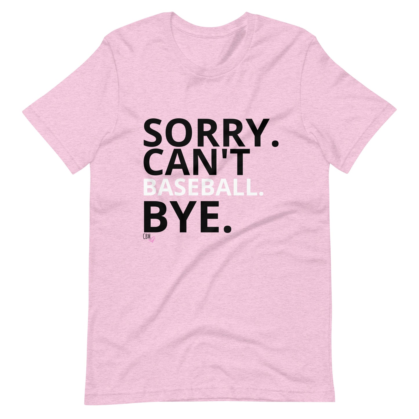 Sorry. Can't. Baseball. Bye