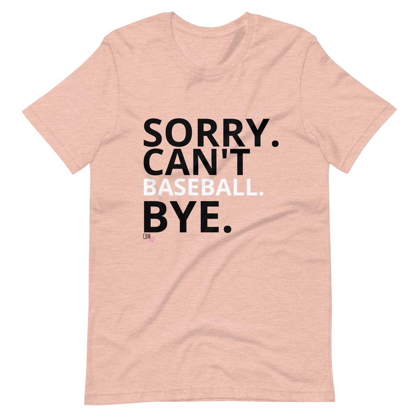 Sorry. Can't. Baseball. Bye