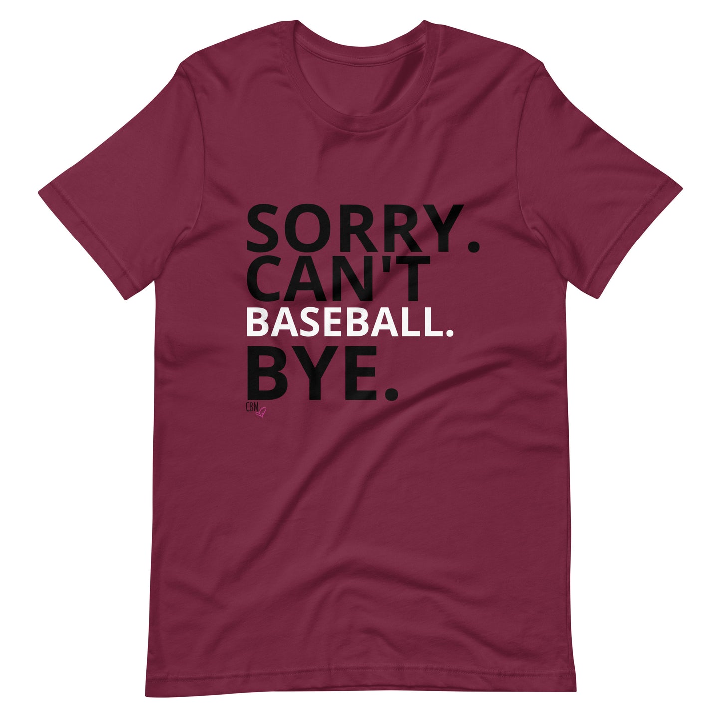 Sorry. Can't. Baseball. Bye