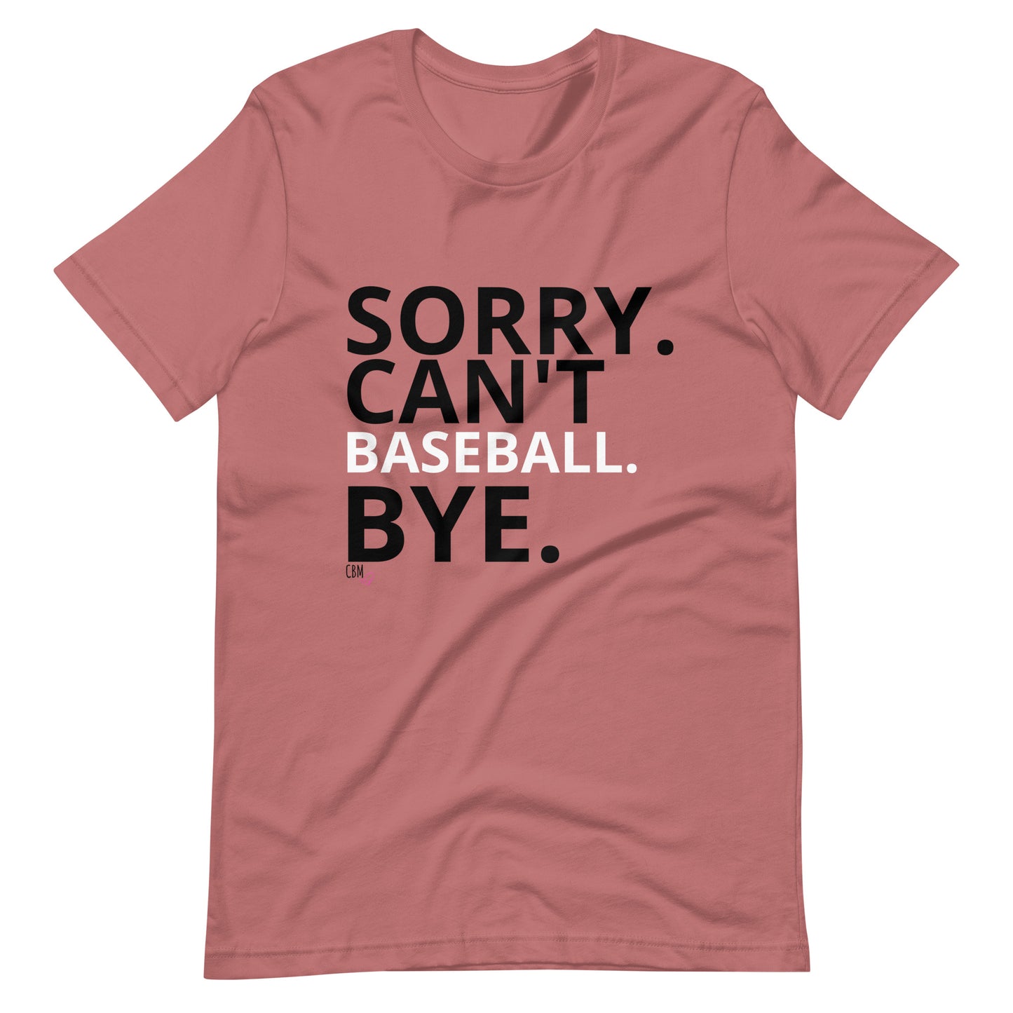 Sorry. Can't. Baseball. Bye