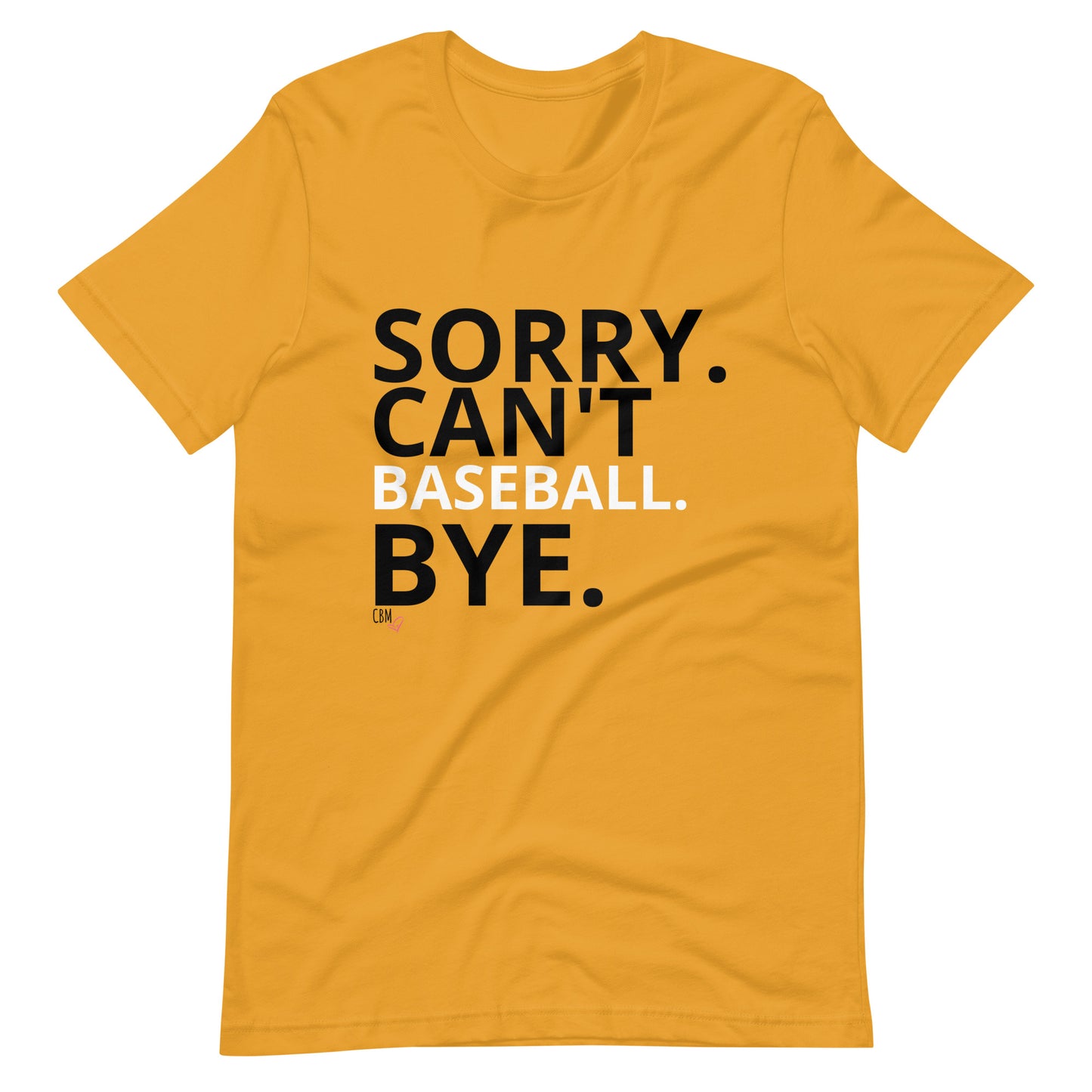 Sorry. Can't. Baseball. Bye