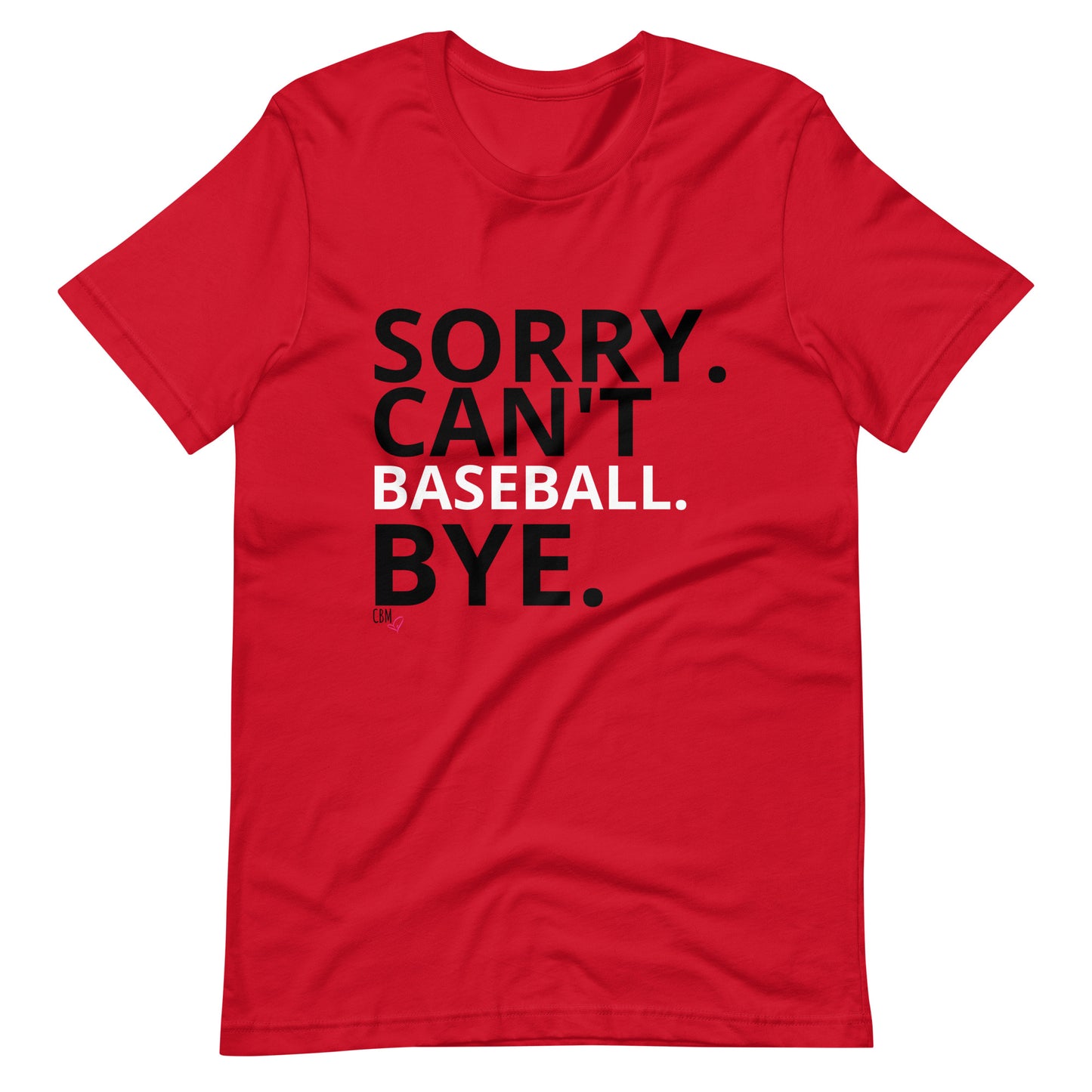 Sorry. Can't. Baseball. Bye