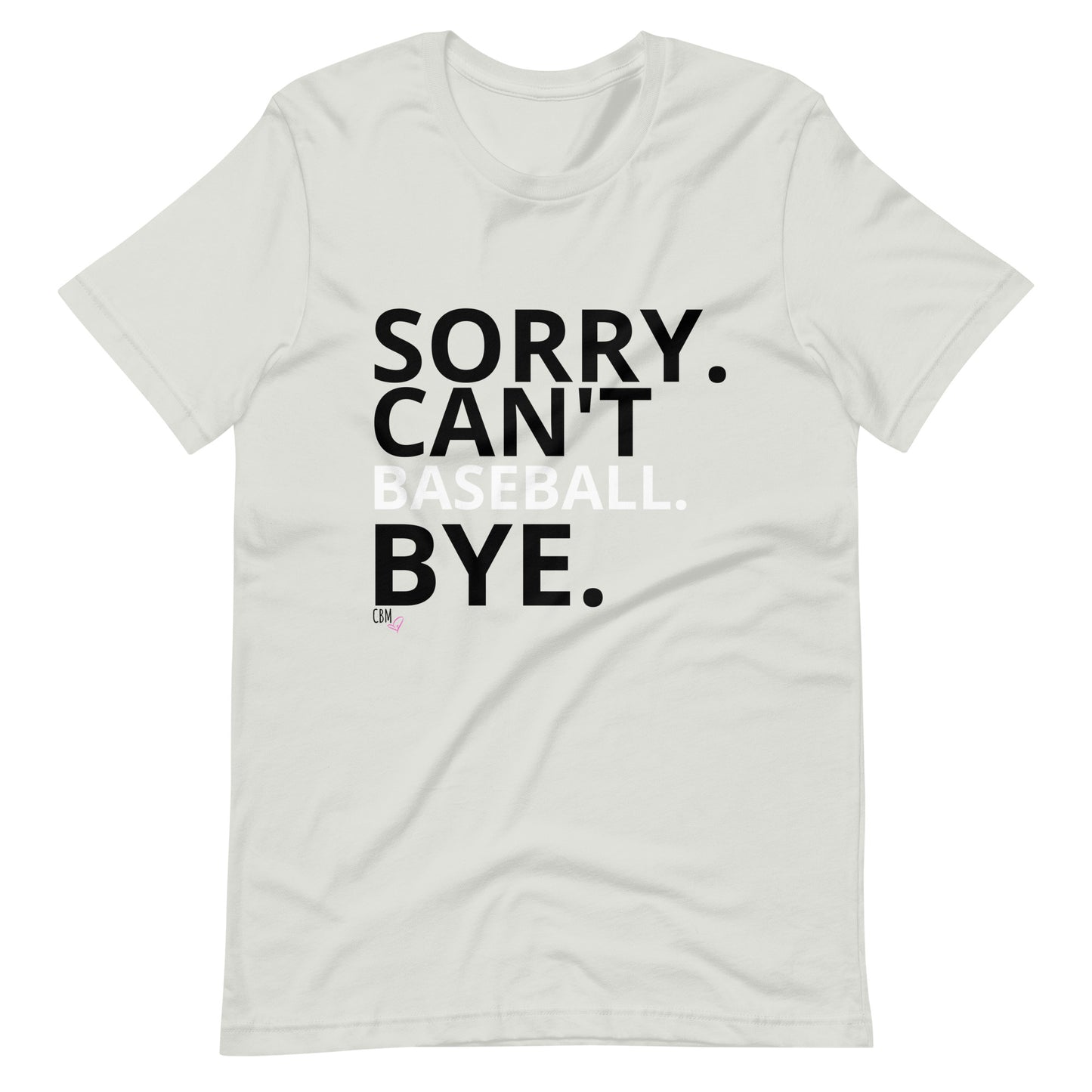 Sorry. Can't. Baseball. Bye