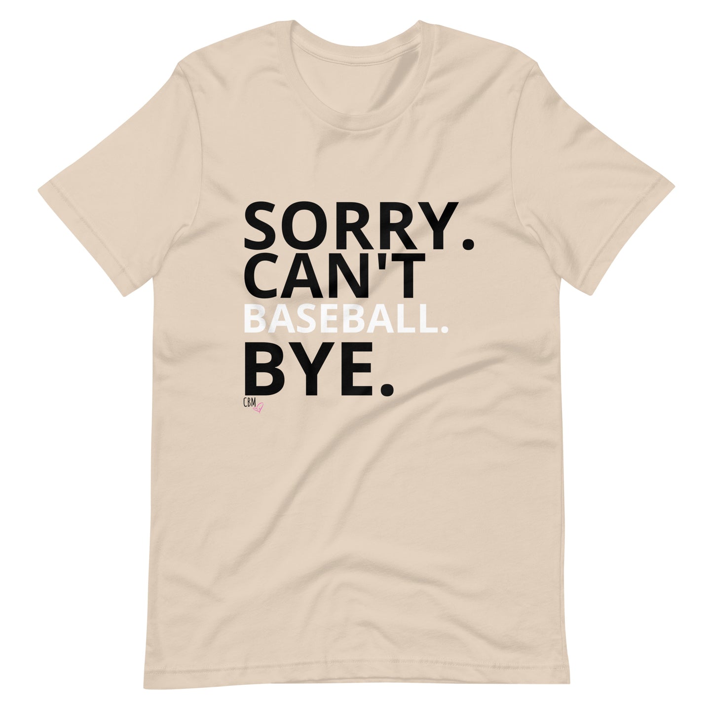Sorry. Can't. Baseball. Bye