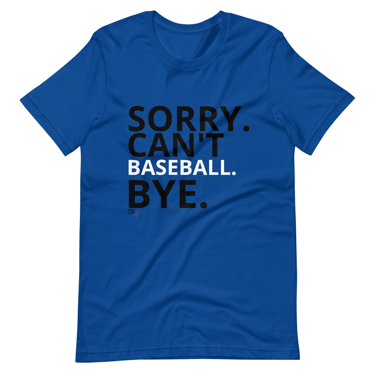 Sorry. Can't. Baseball. Bye