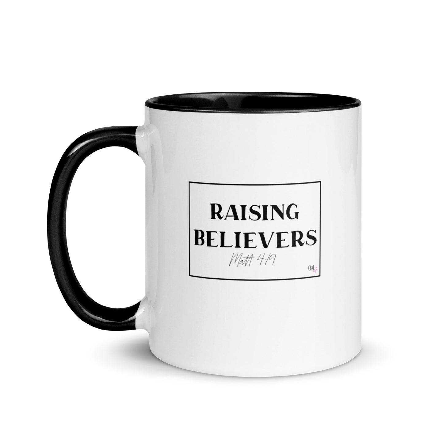 Raising Believers Mug with Color Inside