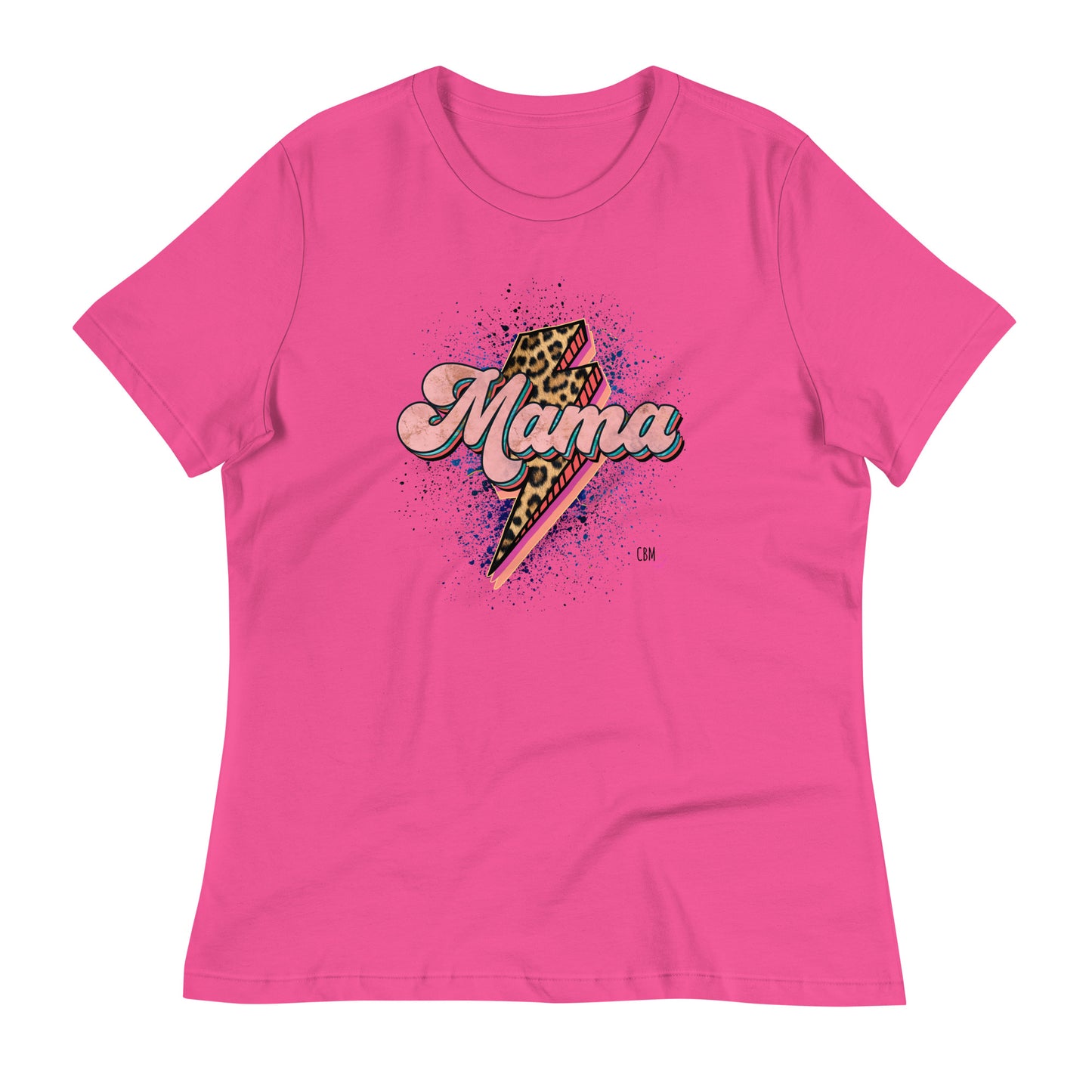 Mama Leopard Lightening Relaxed T-Shirt
