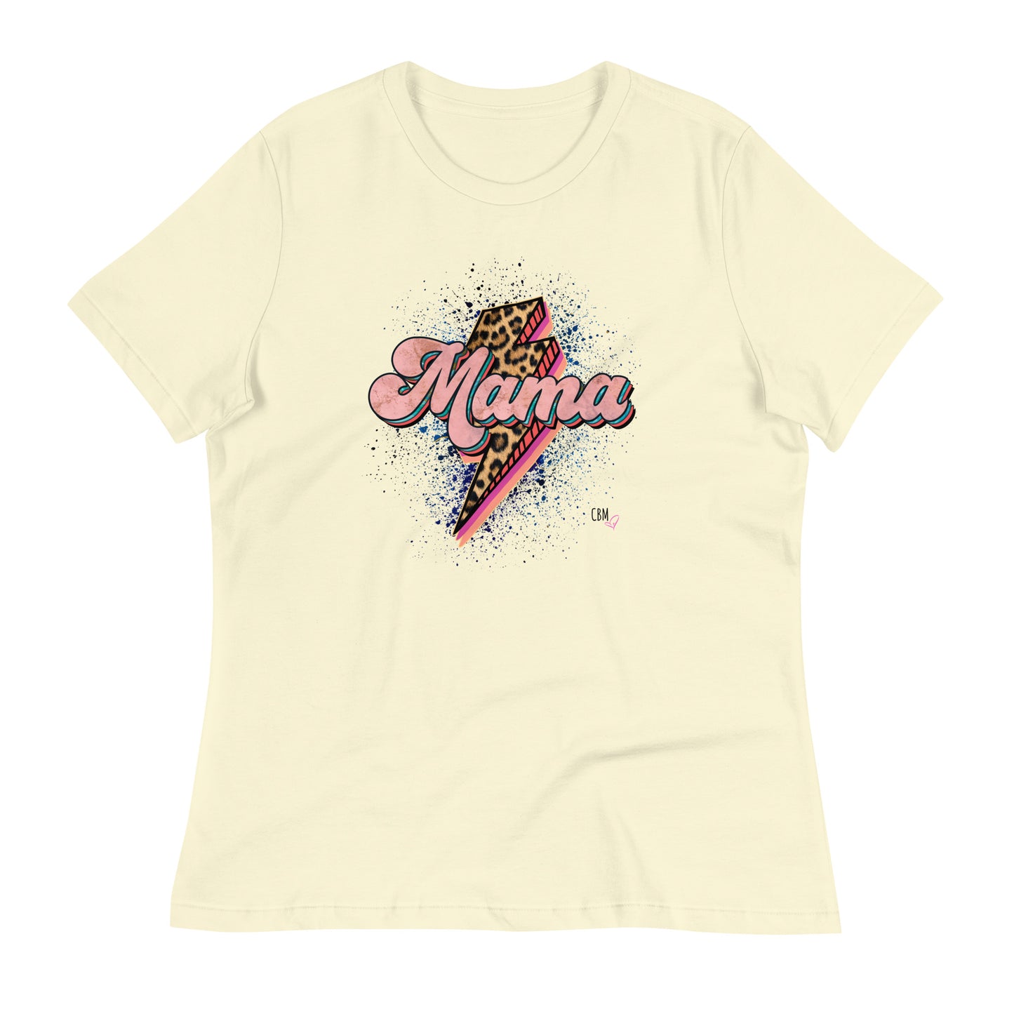Mama Leopard Lightening Relaxed T-Shirt