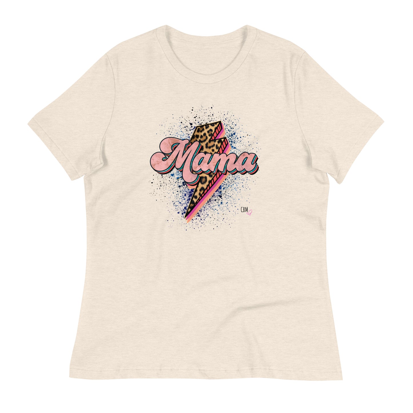 Mama Leopard Lightening Relaxed T-Shirt