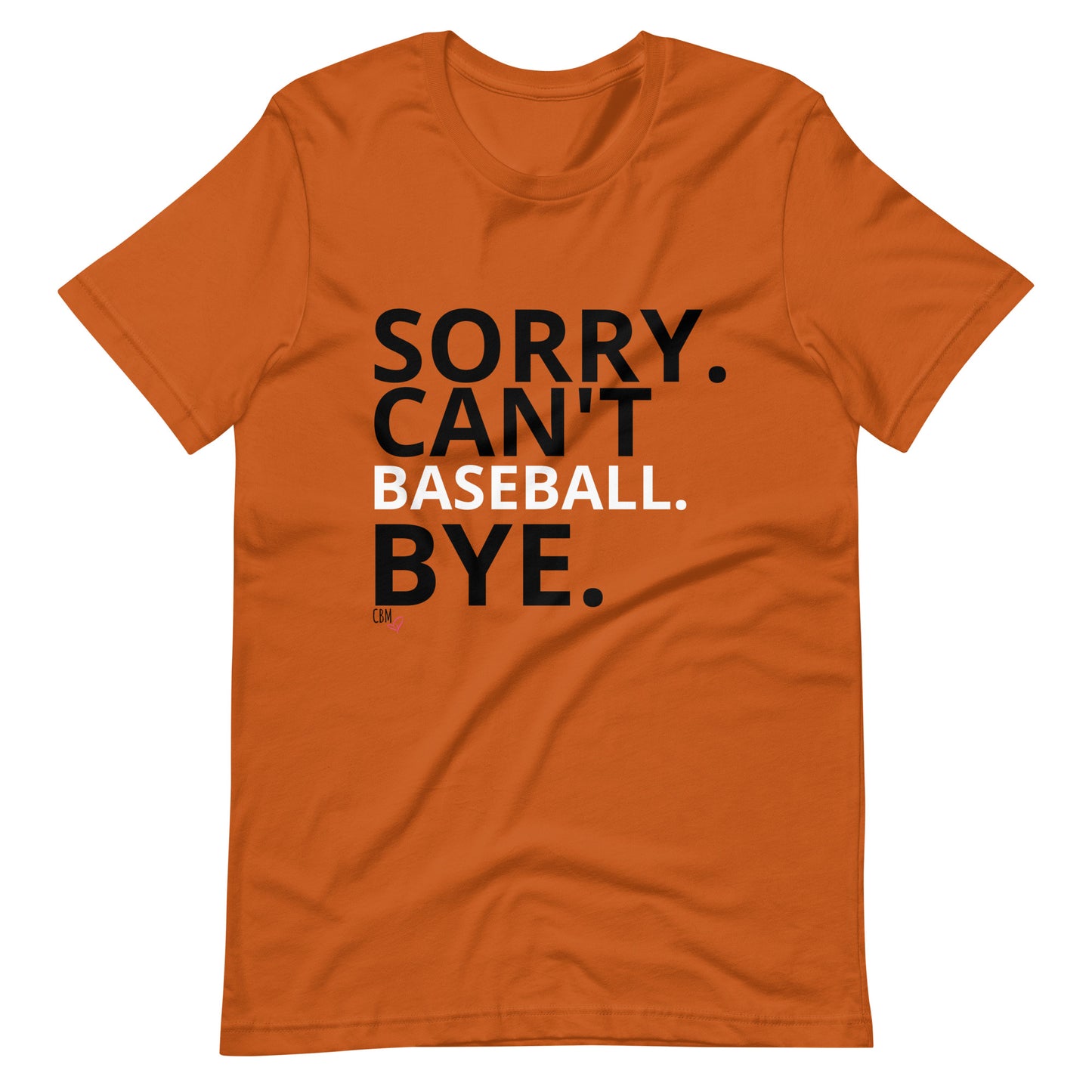 Sorry. Can't. Baseball. Bye