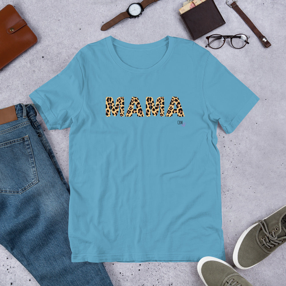 MAMA Leopard Unisex t-shirt