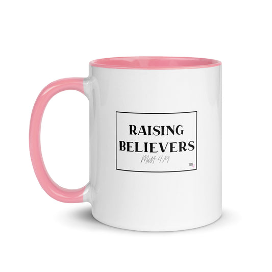 Raising Believers Mug with Color Inside